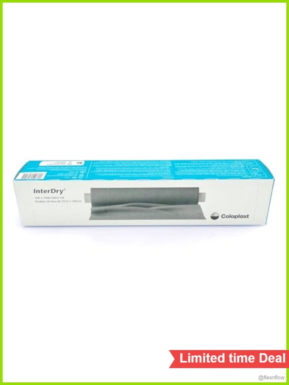 Moisture-Wicking Fabric with Silver for Skin Fold Care 10x144 Roll